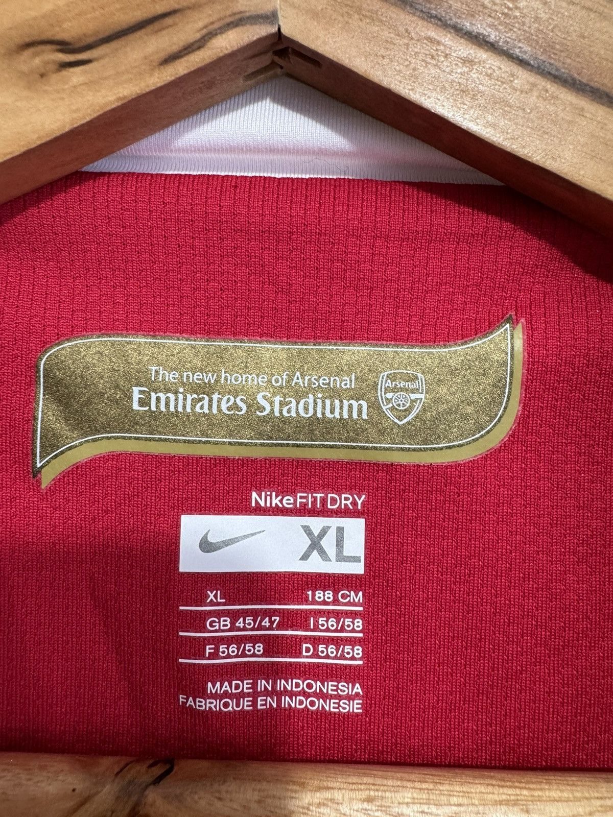 Nike × Vintage Vintage Arsenal 2007-2008 Home Soccer Jersey Football Kit Size US XL / EU 56 / 4 - 8 Thumbnail