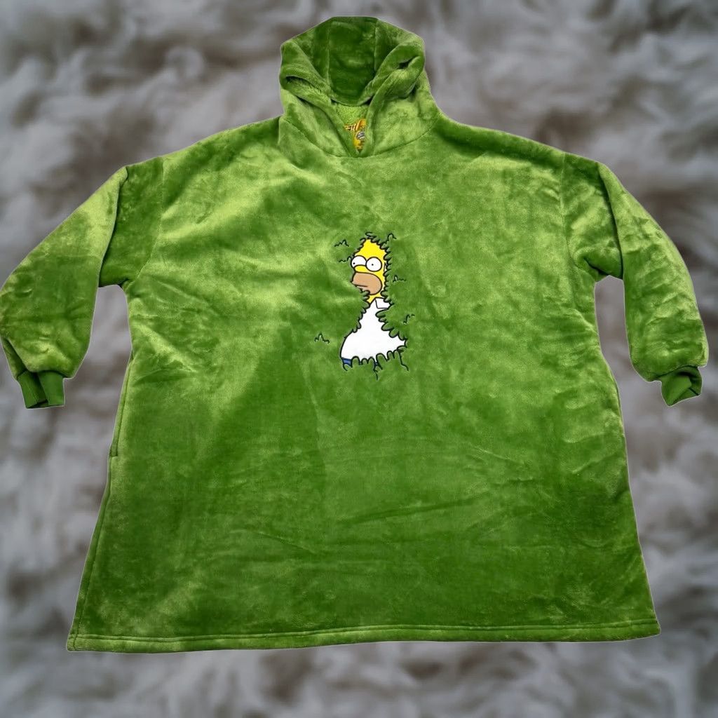 Primark Homer The Simpsons Robe Hoodie Fleece Lined Green S/M Mens Size US M / EU 48-50 / 2 - 1 Thumbnail