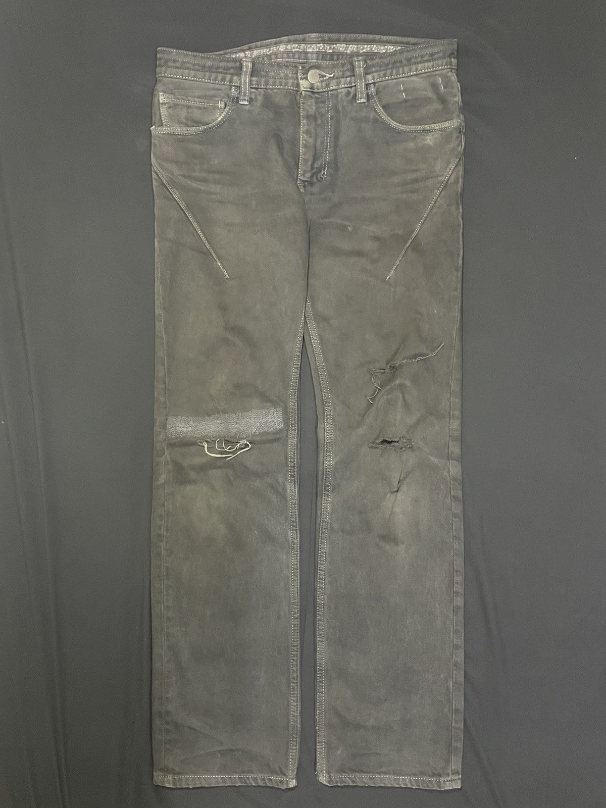 Number (N)ine Number Nine SS 08 Honeycomb lighter pain denim | Grailed