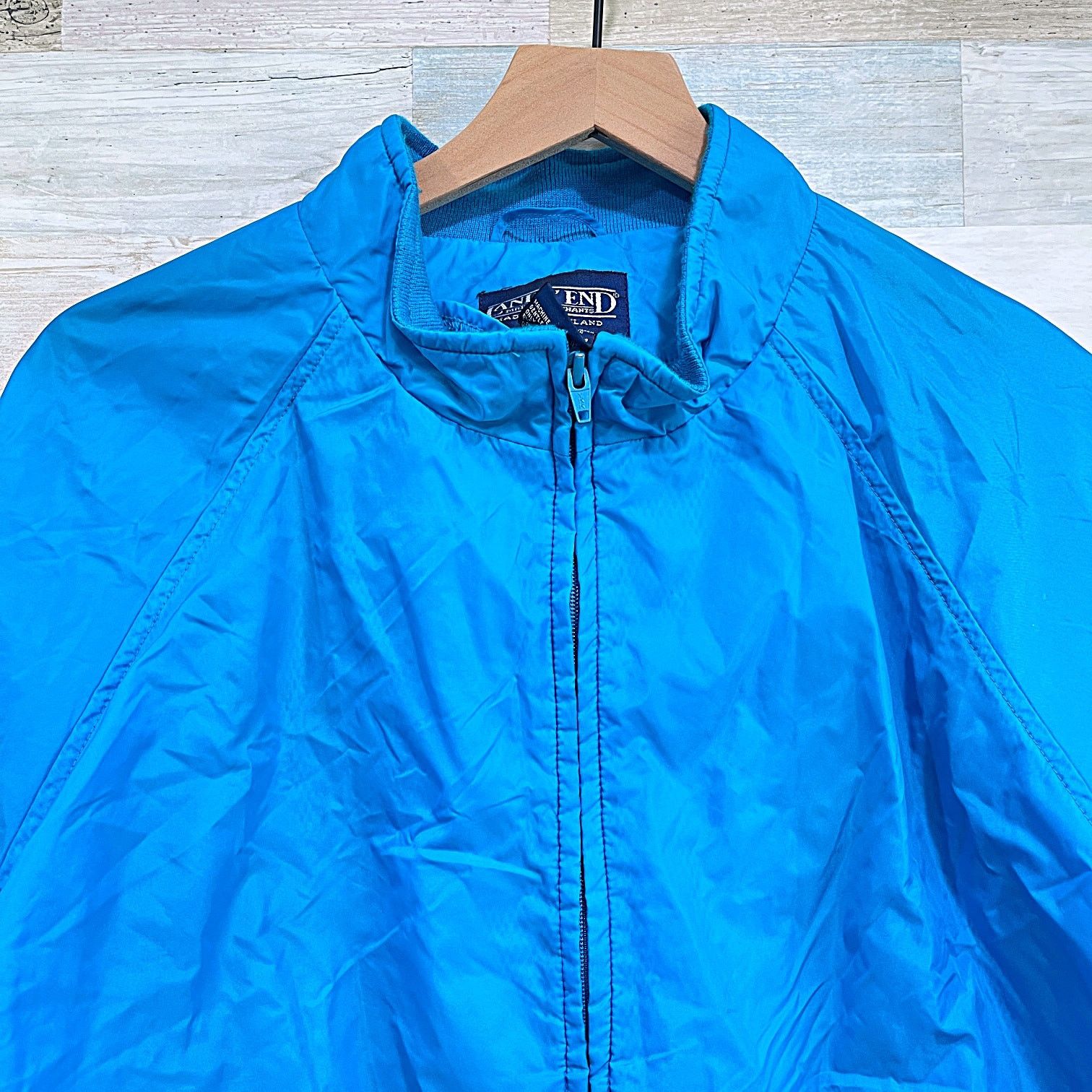Lands' End Lands End Vintage 2 Piece Nylon Rain Tracksuit Set Blue Mens Size US XL / EU 56 / 4 - 3 Thumbnail