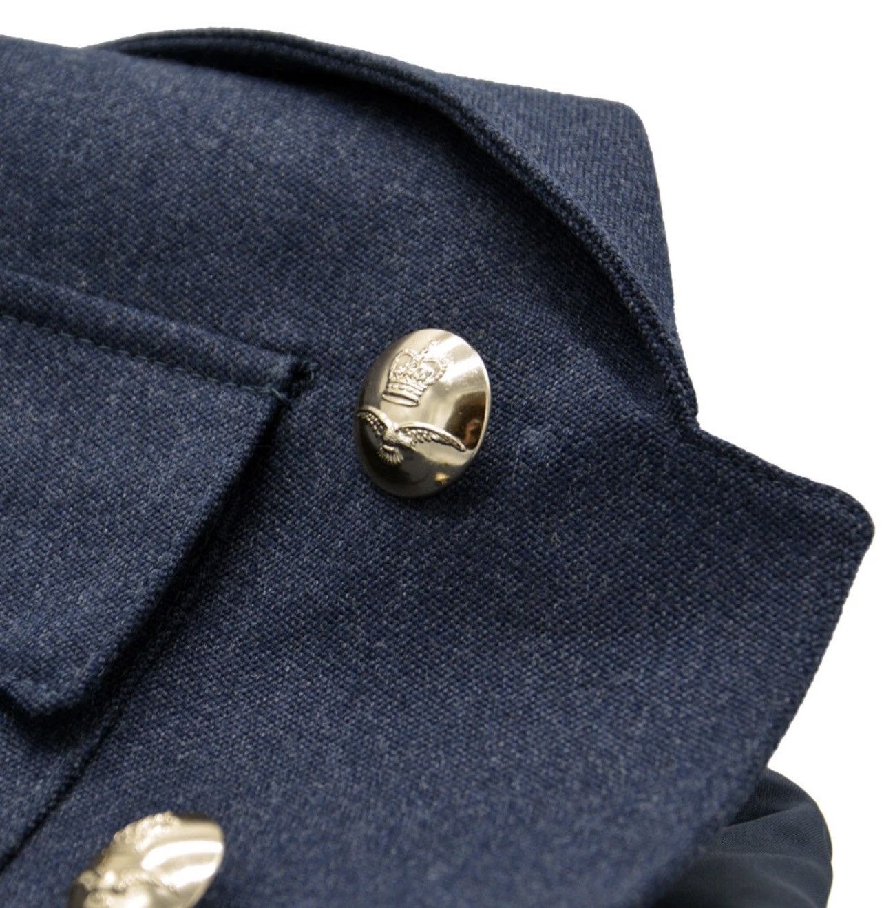 Vintage Vintage RAF Military Jacket – Navy Wool – Size 40R Size 40R - 6 Thumbnail
