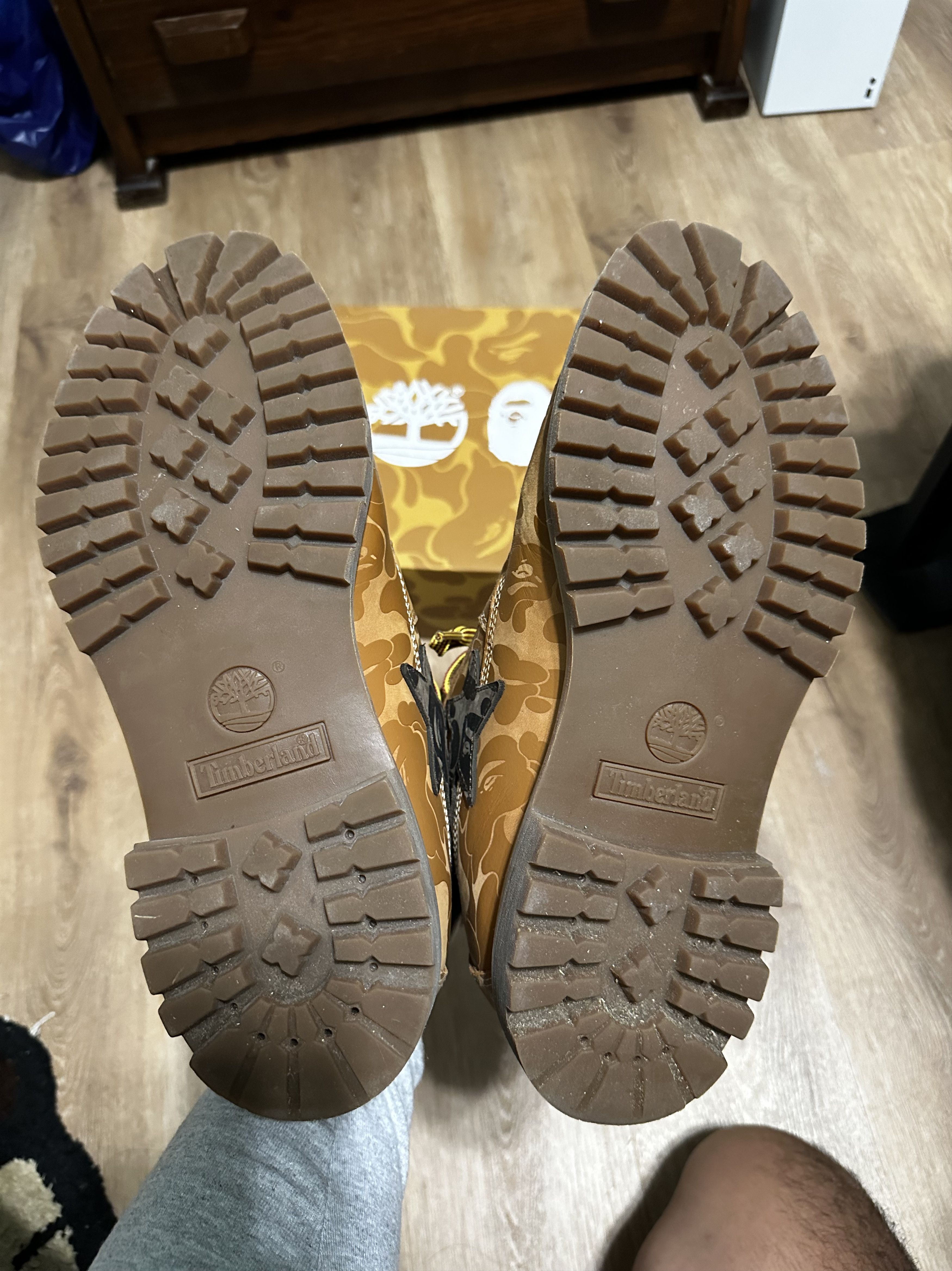 Bape × Timberland Bape X Timberland Chukka Classic Boot Wide ‘Wheat’ Size US 10.5 / EU 43-44 - 4 Thumbnail