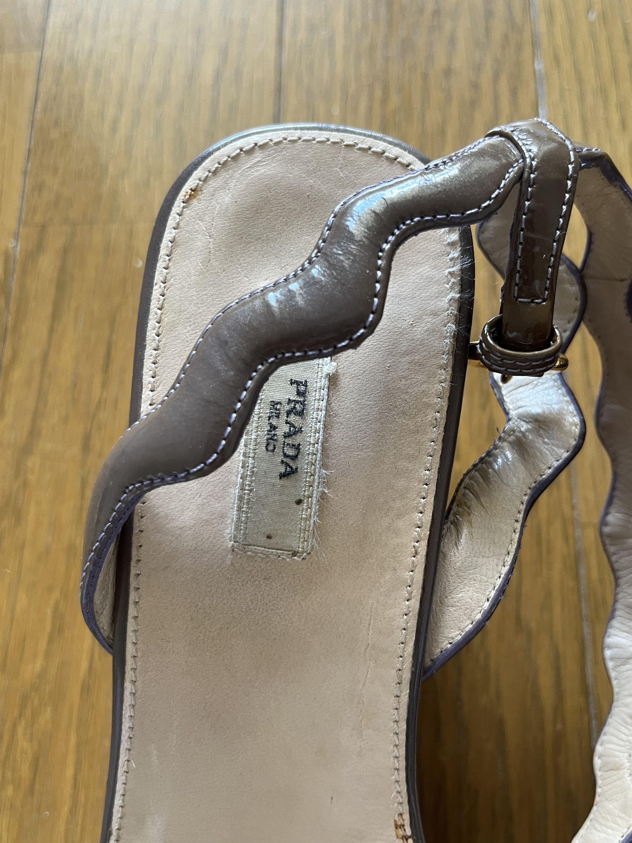 Prada Prada brown wedge heels. Size US 6.5 / IT 36.5 - 6 Thumbnail