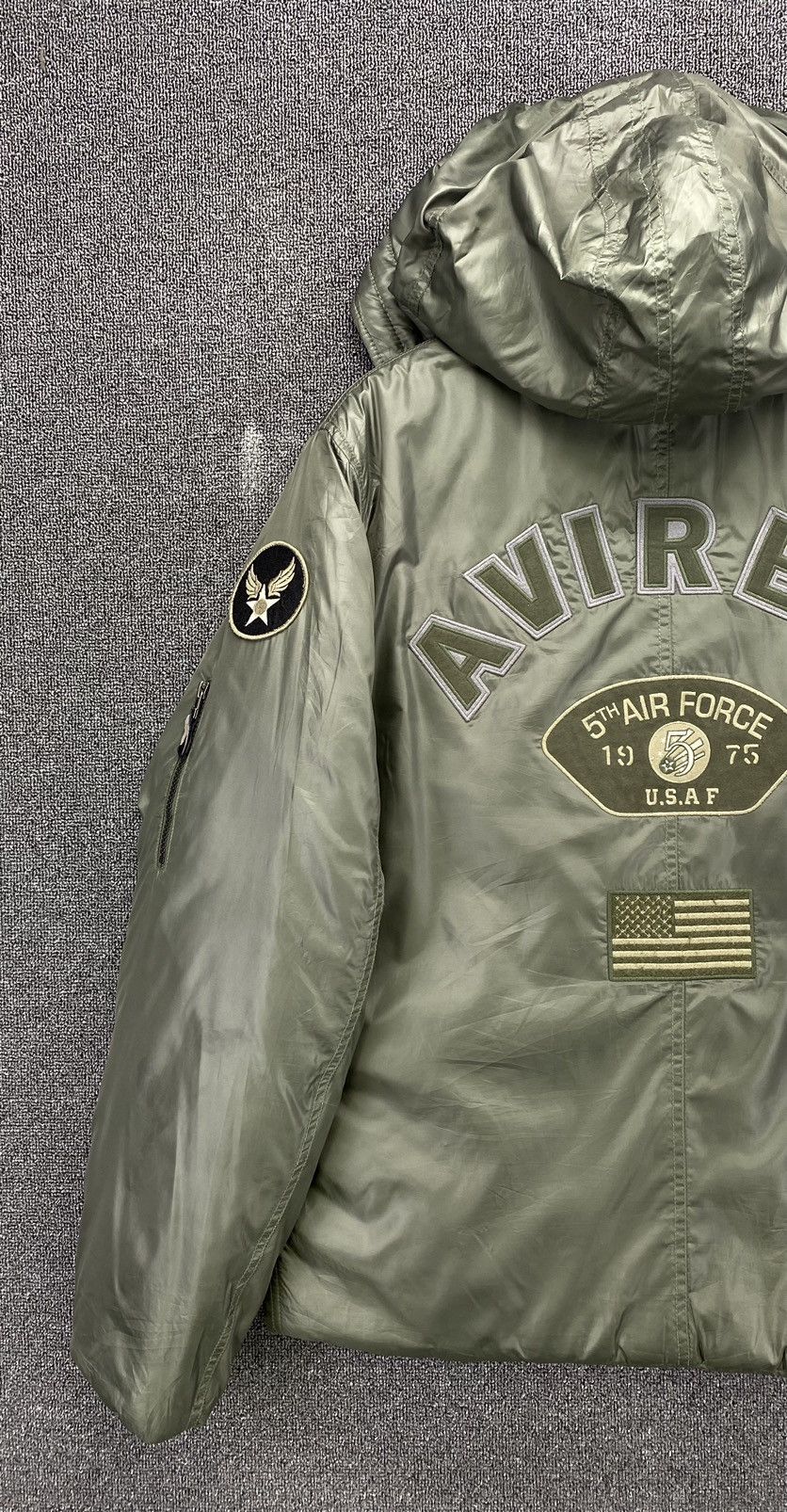 Avirex × Vintage Vintage Avirex Us Air Force Down Jacket Size US XL / EU 56 / 4 - 2 Thumbnail