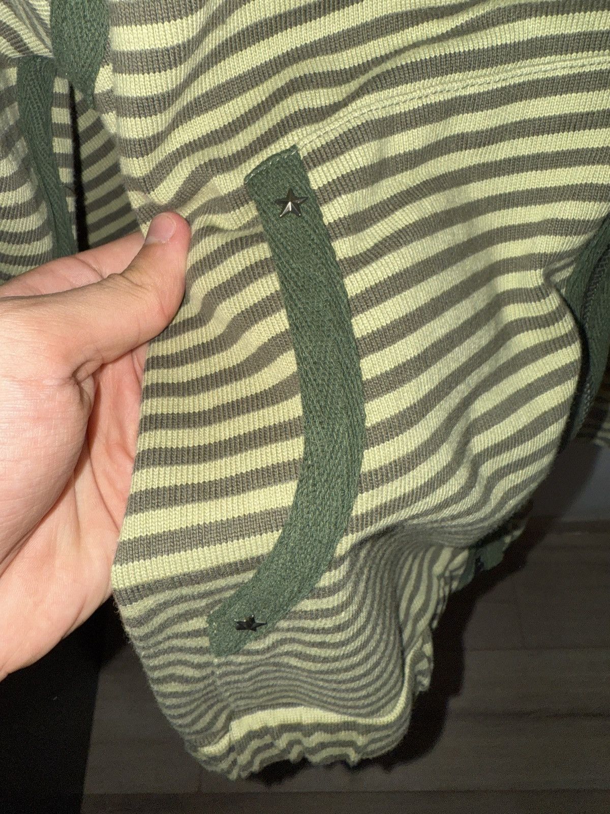Jaded London Jaded London Micro Stripe Zip Up Astro Hoodie Size US M / EU 48-50 / 2 - 5 Thumbnail