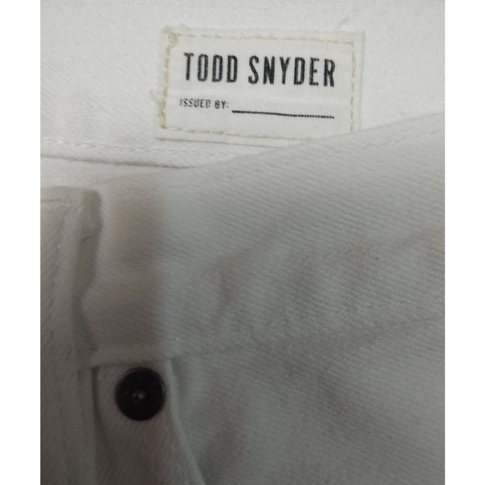 Todd Snyder Todd Snyder Slim Fit Japanese Selvedge Denim White 30x29 Size US 30 / EU 46 - 7 Thumbnail