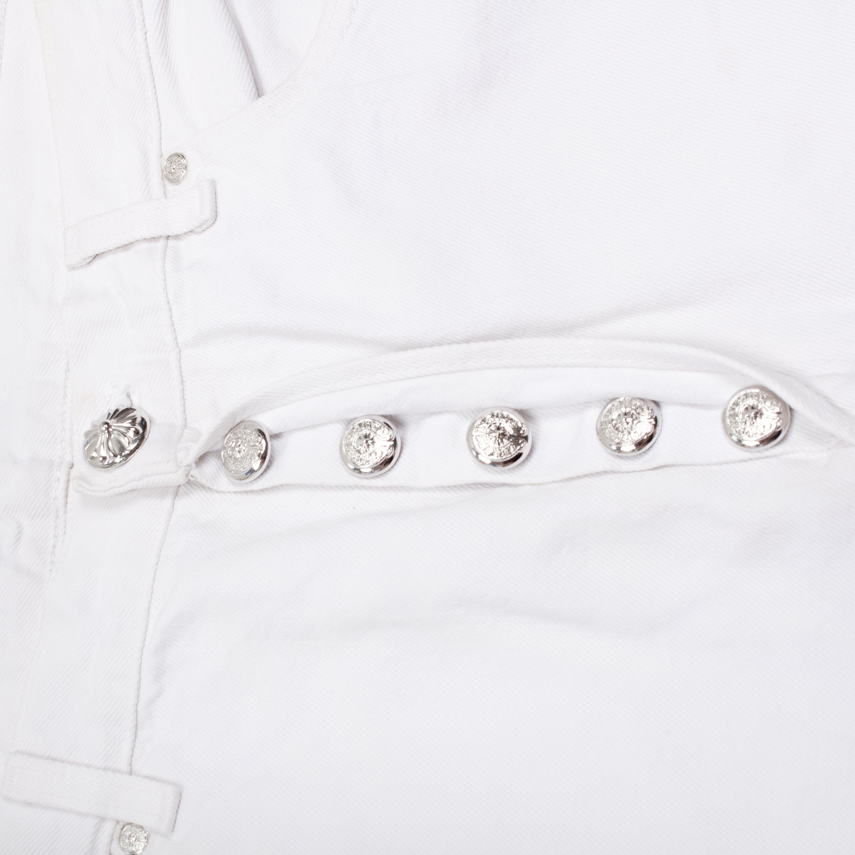 Chrome Hearts CHROME HEARTS LEOPARD CROSS PATCH DENIM JEANS Size US 34 / EU 50 - 4 Thumbnail