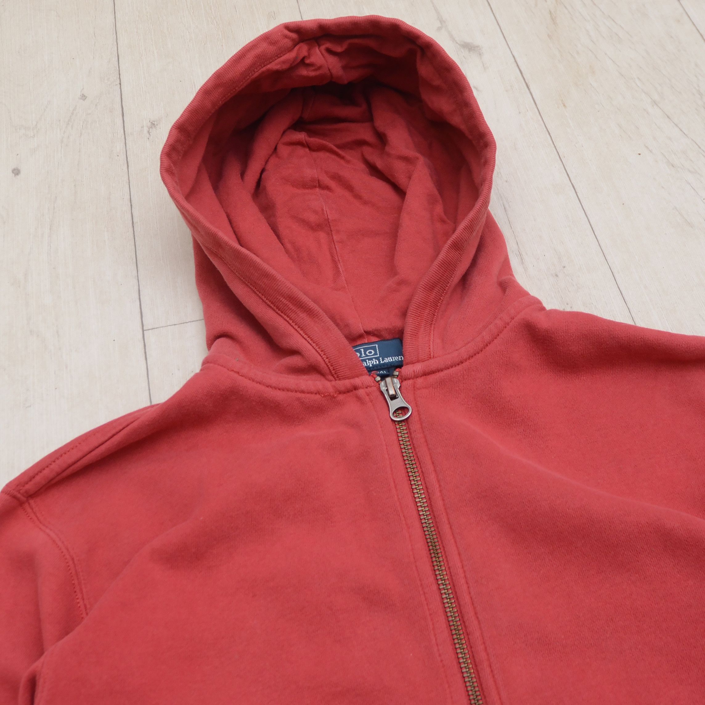 Polo Ralph Lauren Vintage Ralph Lauren Hoodie Women’s XS-S Red Zip-Up Big Pony Size S / US 4 / IT 40 - 5 Thumbnail