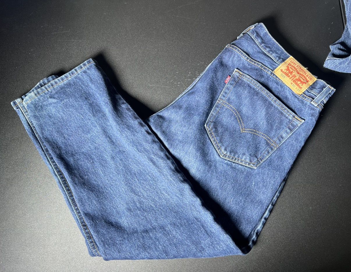 Levi's Levis 505 36 x 30 Denim Jeans Size US 36 / EU 52 - 2 Thumbnail