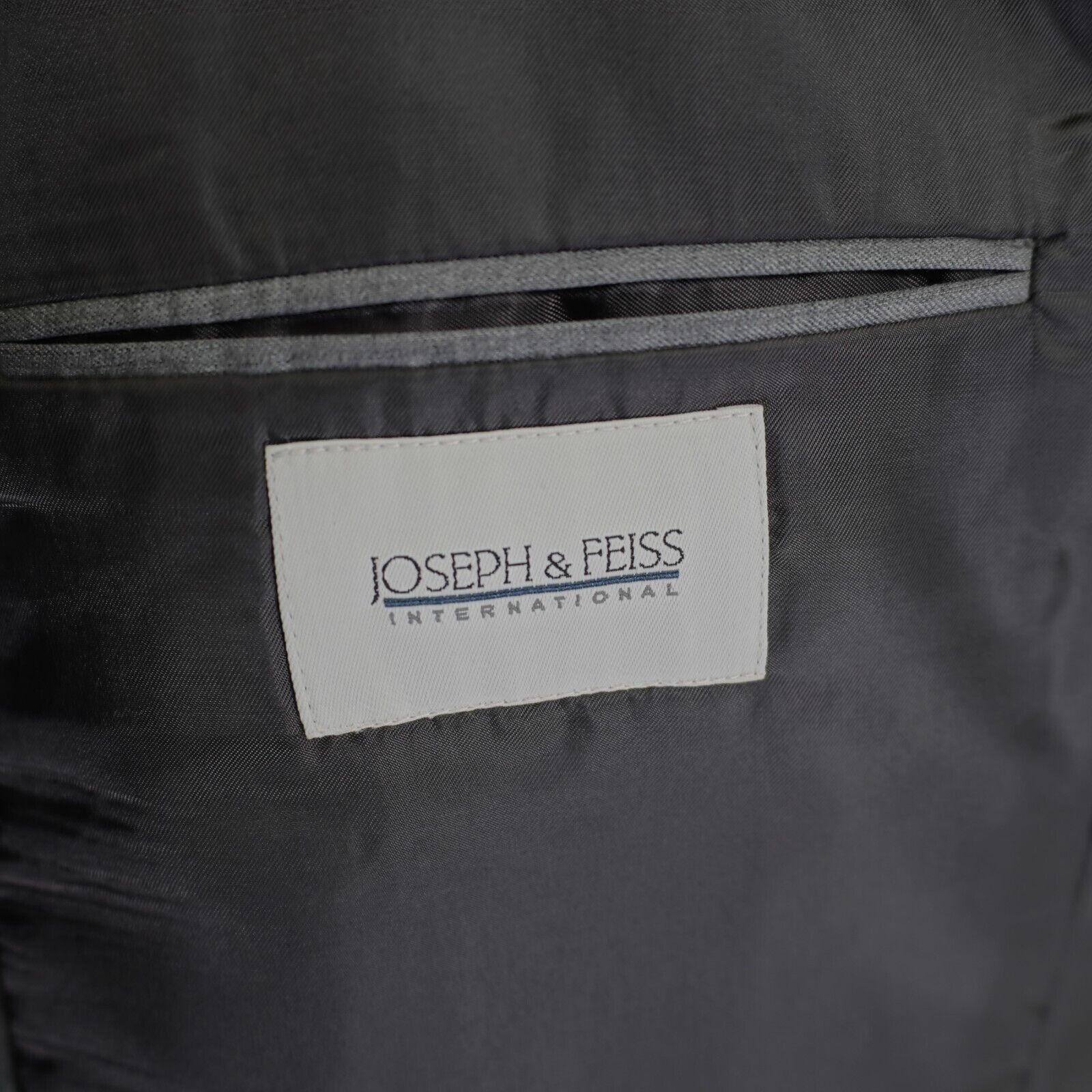 Joseph & Feiss Joseph & Feiss International Twill Wool Gray 44R / Slim 46R Size 44R - 8 Thumbnail
