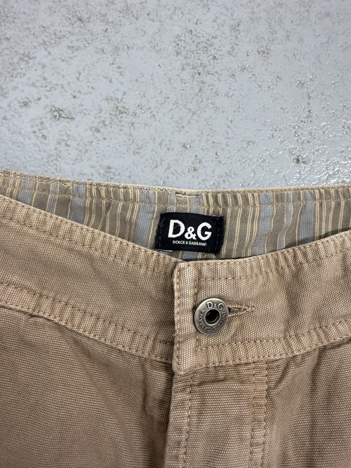 Dolce & Gabbana Dolce & Gabbana S/S 2005 Cargo Multi-pocket 3/4 Shorts Size US 33 - 6 Thumbnail