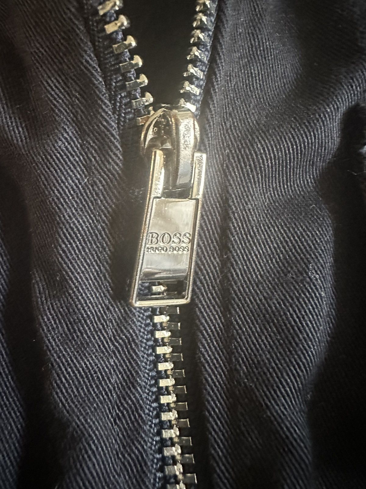 Hugo × Hugo Boss × Vintage Hugo Boss Lawson Zip-Up Twill Jacket Size US M / EU 48-50 / 2 - 2 Thumbnail