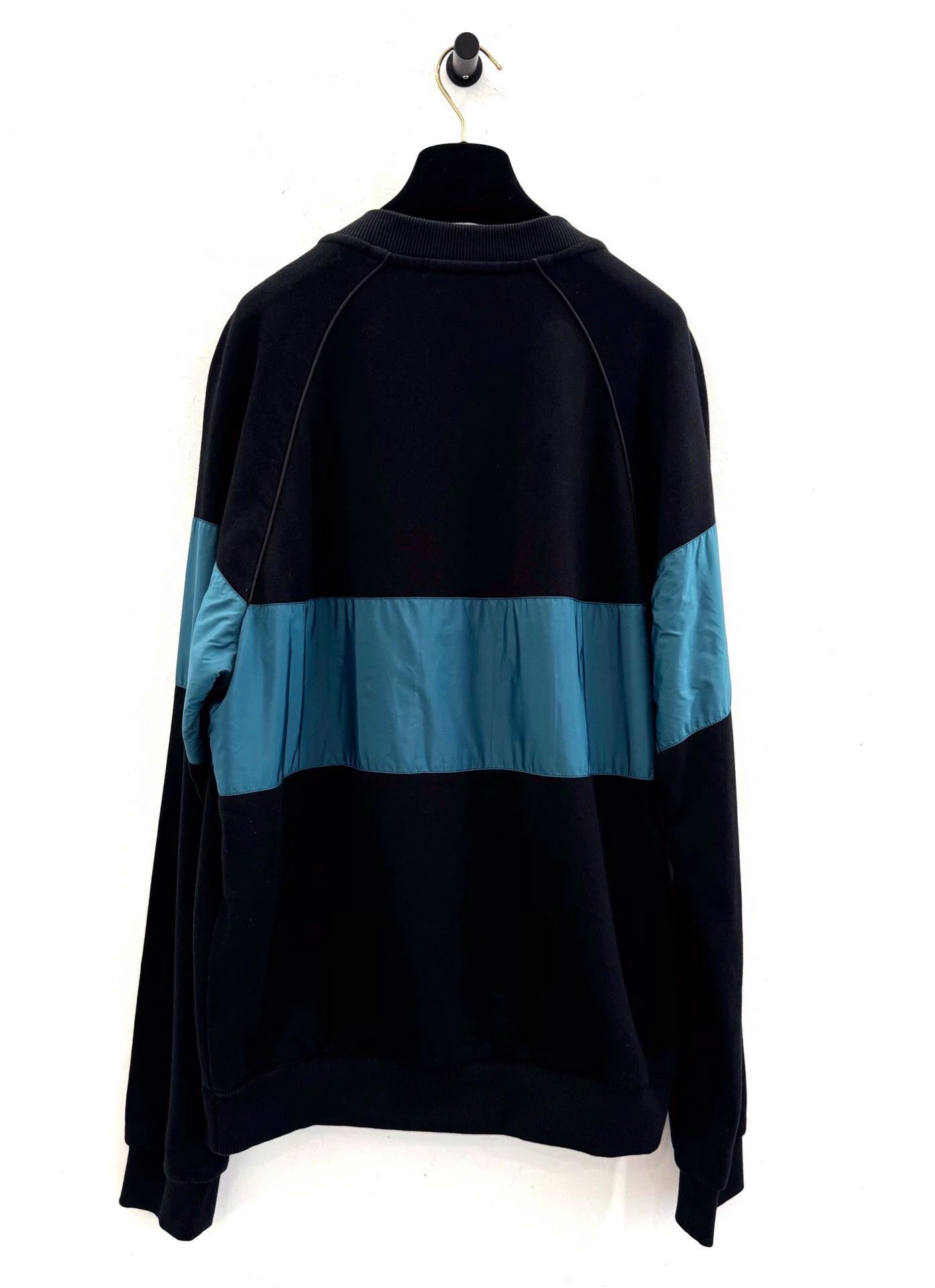 Prada Prada Men's Black and Blue Two-Tone Long-Sleeve Sweatshirt Size US L / EU 52-54 / 3 - 2 Thumbnail