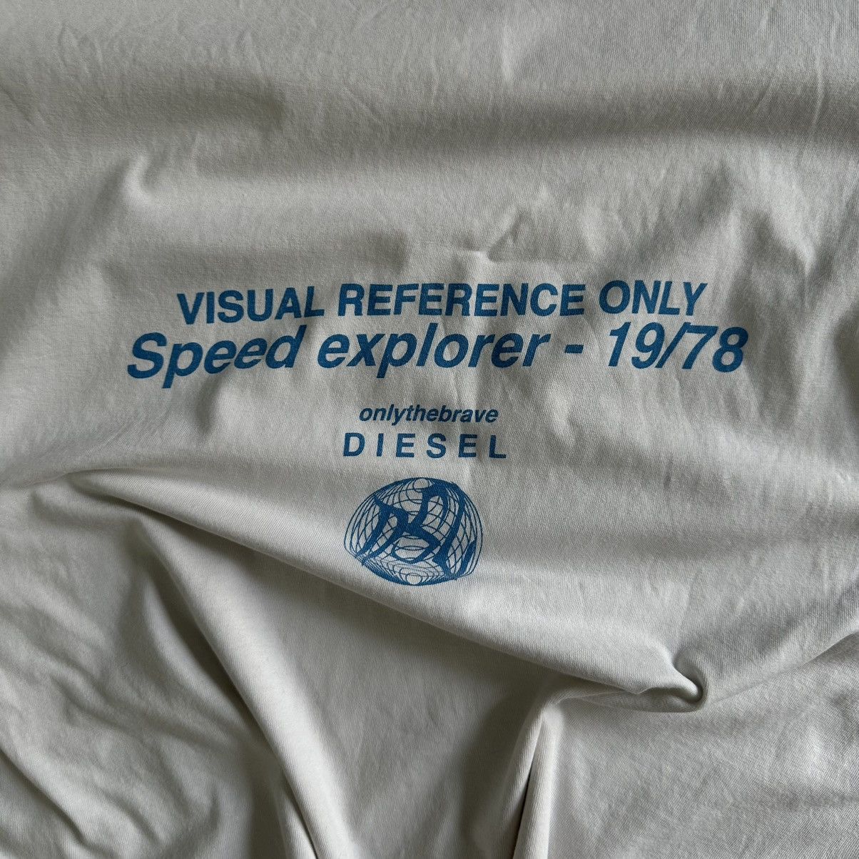 Diesel × Vintage Vintage Diesel T-shirts The Sum Off All Yesterday Y2K 00s Size US L / EU 52-54 / 3 - 13 Thumbnail