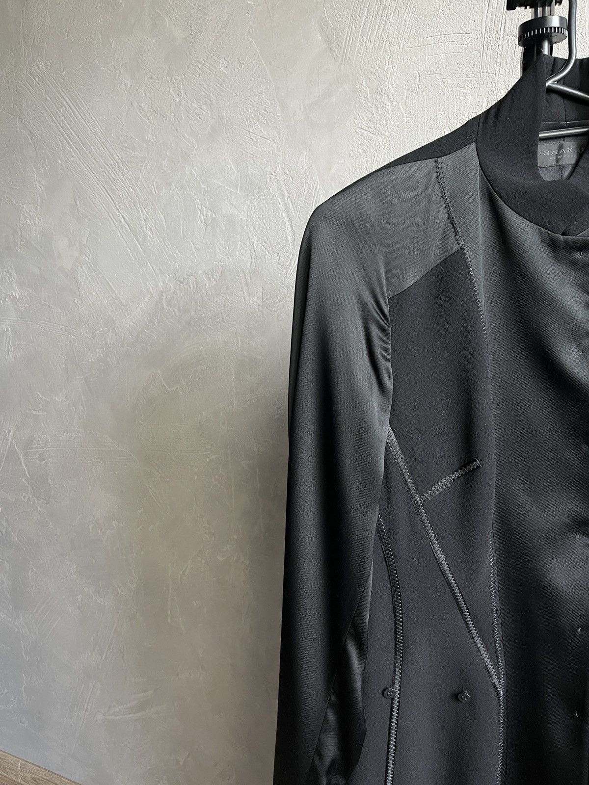 Donna Karan Donna Karan New York Archive Asymmetric Wool Coat Size L / US 10 / IT 46 - 3 Thumbnail