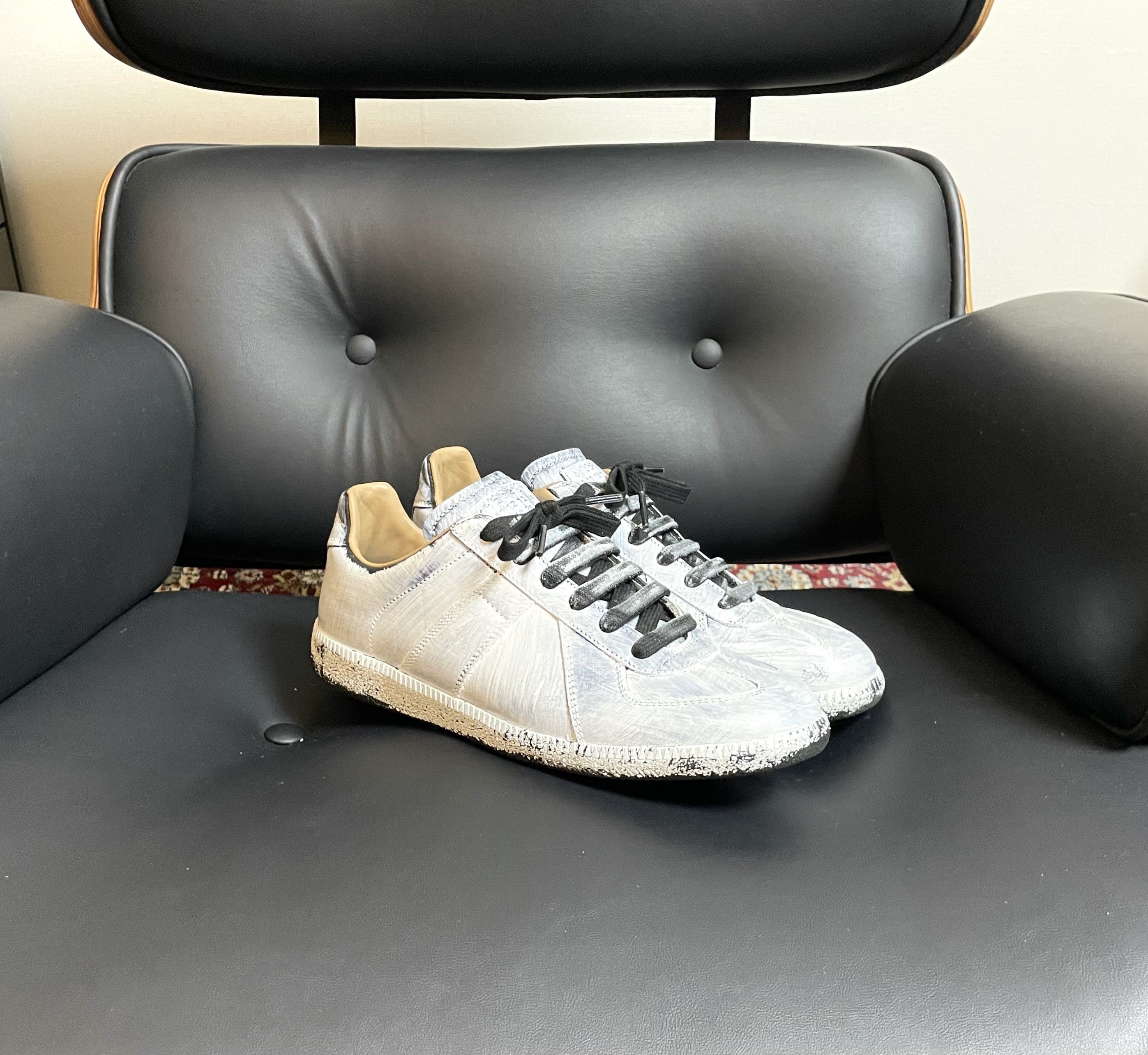 Maison Margiela Gat (Bianchetto) in Black, Men's (Size 7.5)