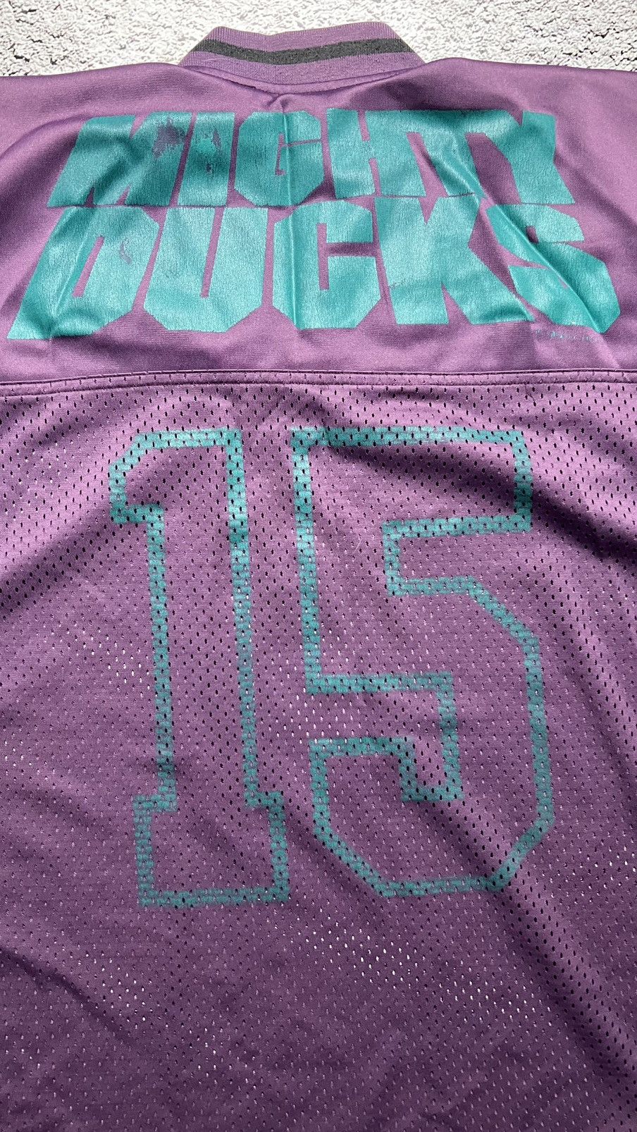 Other VTG 90’s Anaheim mighty ducks NHL jump around jersey campri Size US XL / EU 56 / 4 - 7 Thumbnail