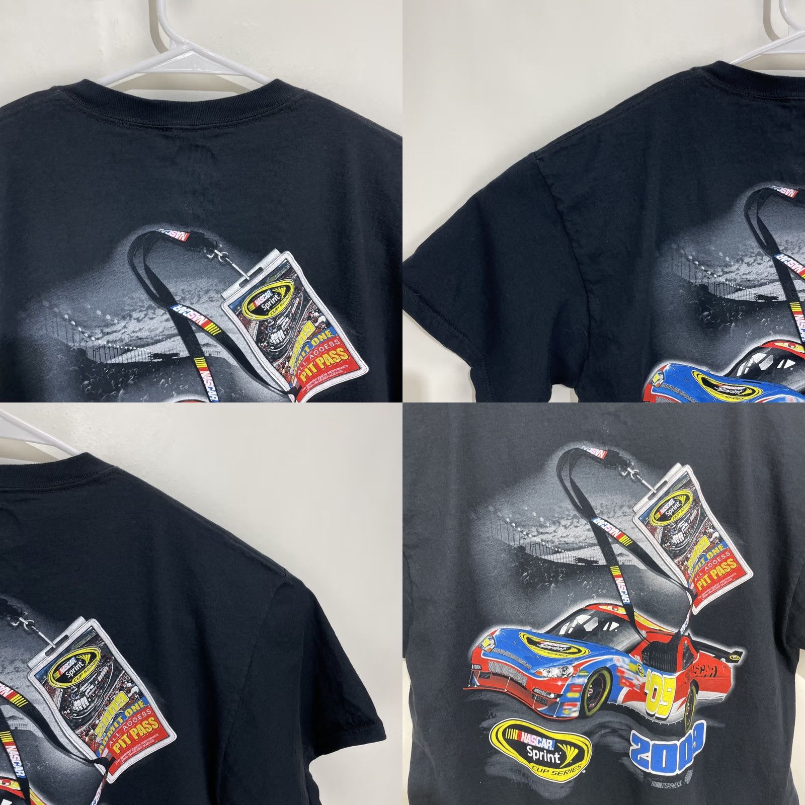 NASCAR Winners Circle Shirt Nascar Mens XL Black Double-Sided 2009 Sprint Cup Series Racing Graphic T-Shirt Size US XL / EU 56 / 4 - 9 Thumbnail