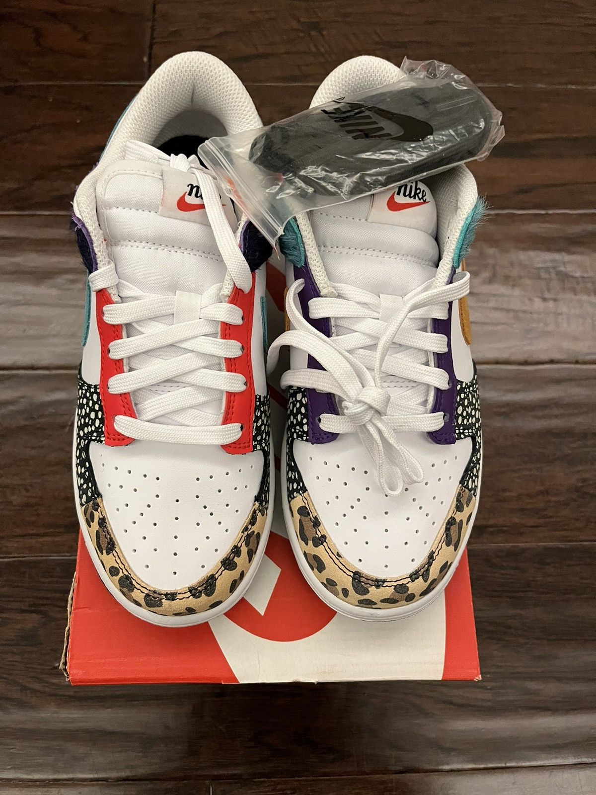 image of Nike Dunk Safari Size 5 Shoes in White, Men's