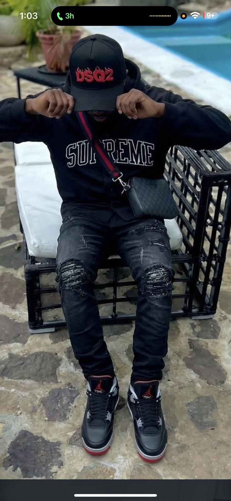 Other H.ESNTLS Patch Ripped Jeans Size US 34 / EU 50 - 3 Thumbnail