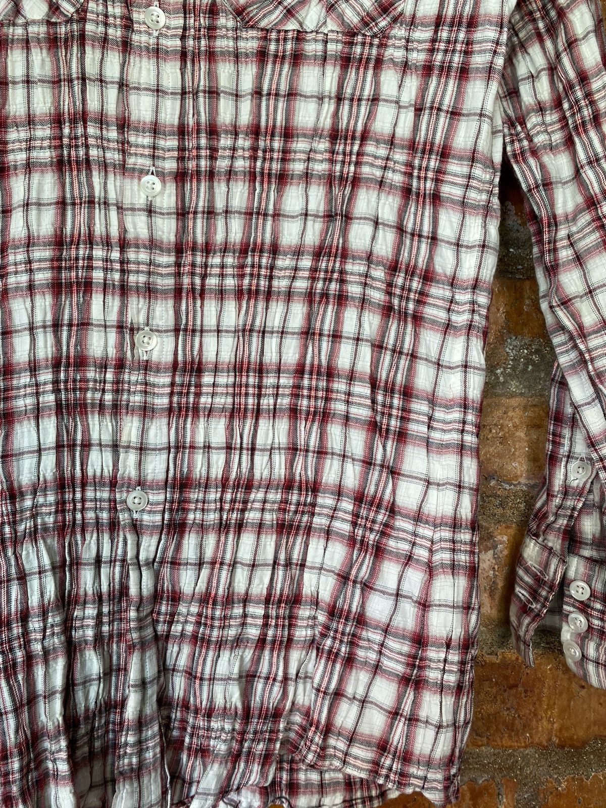 Isamu Katayama Backlash Vtg Edge Rupert wrinkles checked flannel Size US S / EU 44-46 / 1 - 7 Thumbnail