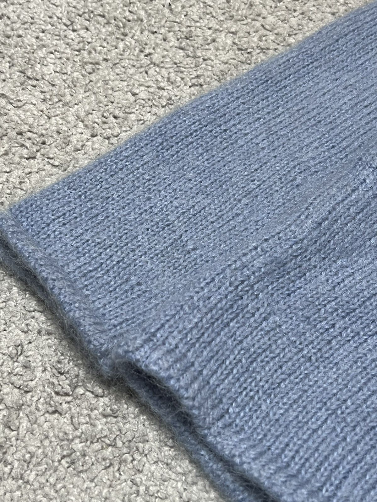 Tom Ford Tom Ford Blue V-Neck Mohair Wool Sweater Size S Size S / US 4 / IT 40 - 5 Thumbnail