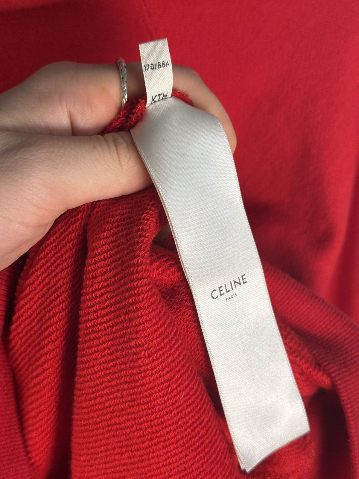 Celine ICONIC🍷 FALL/WINTER 2020 CELINE PARIS CASHMERE LOGO HOODIE Size US M / EU 48-50 / 2 - 14 Thumbnail