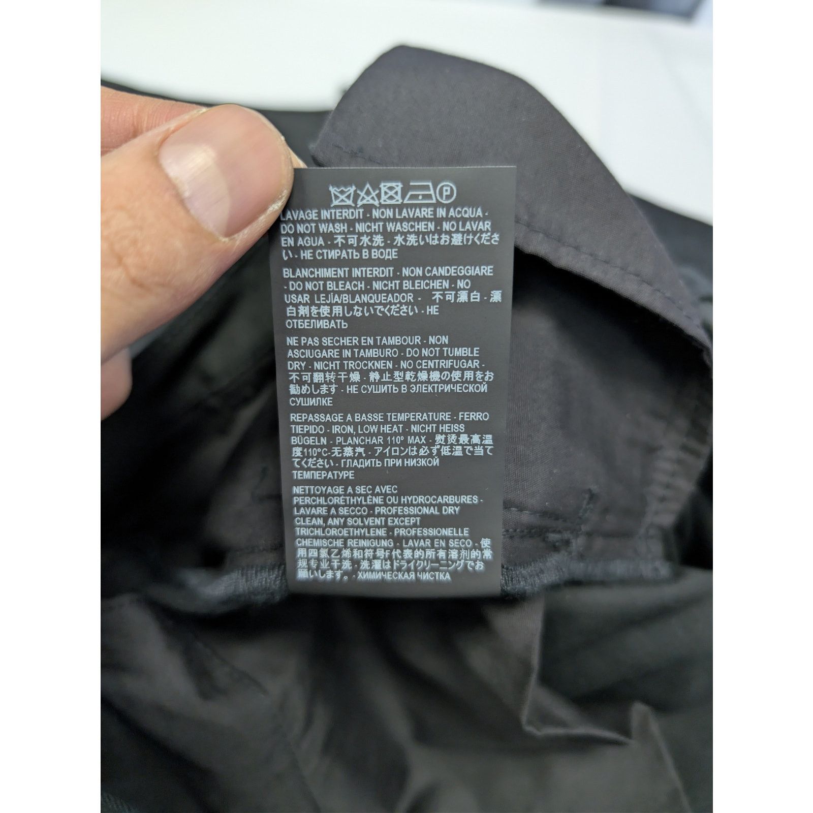 Saint Laurent Paris o1rshd1 Chinos Jeans in Black Raw Size US 29 - 21 Thumbnail