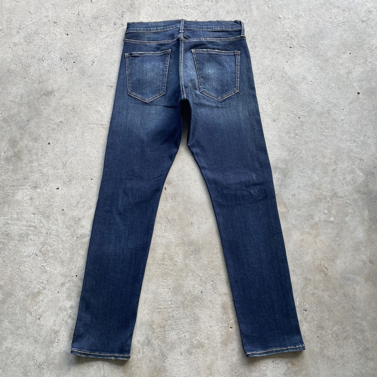 Japanese Brand × Jean W31 Vintage Japanese Dark Blue Distressed Jeans Denim Pants Size US 31 - 10 Thumbnail