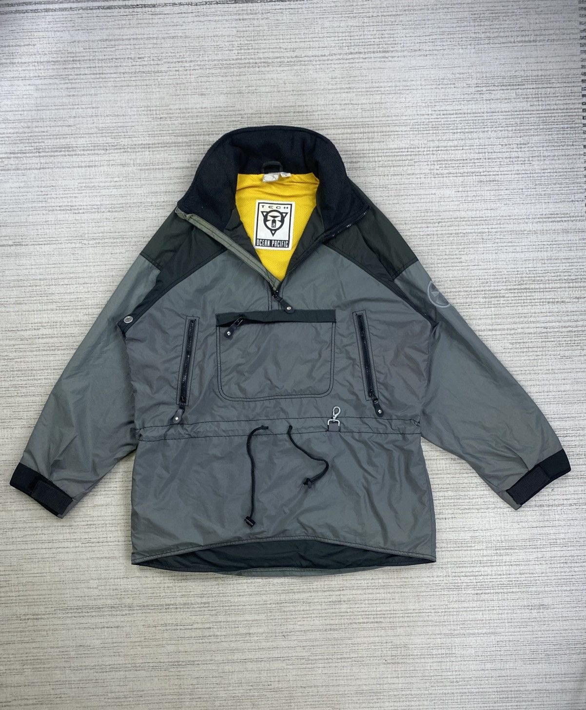 Ocean Pacific Vintage 90s Ocean Pacific Tech Pullover Anorak Zipper Jacket Size US XL / EU 56 / 4 - 5 Thumbnail