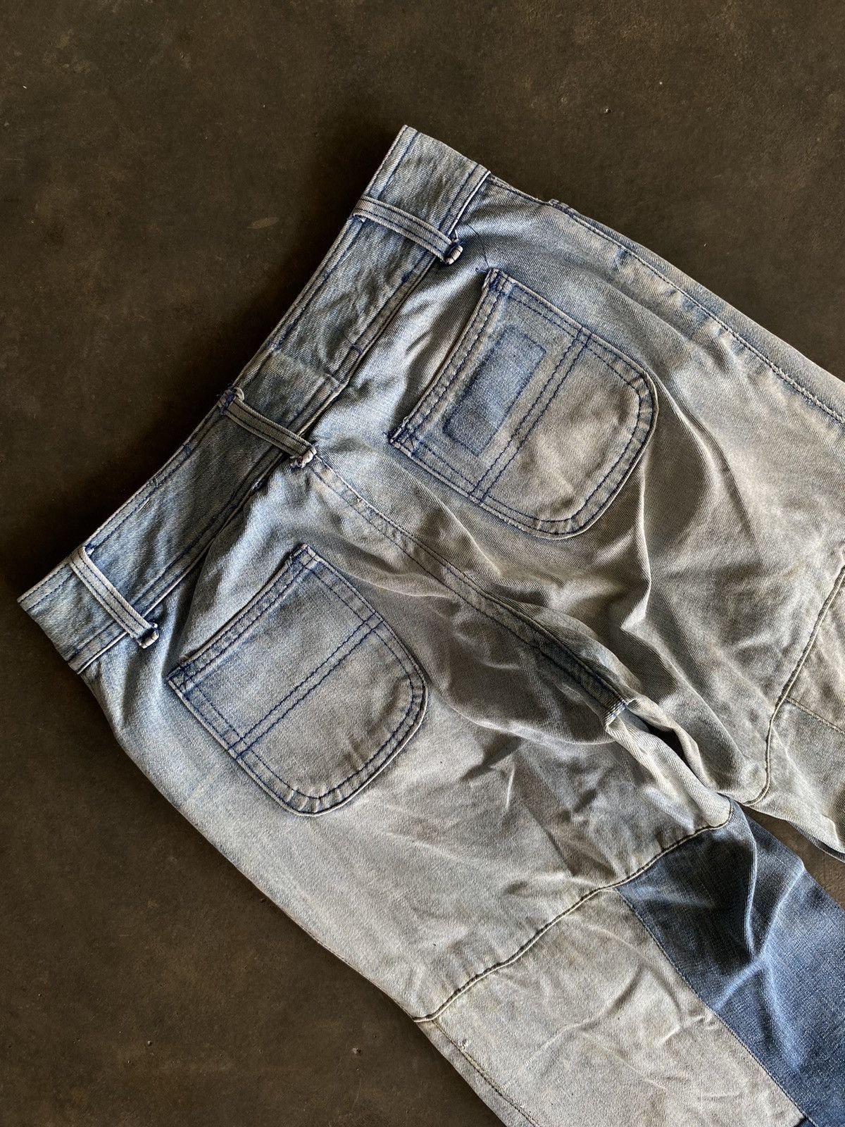 Kapital Kountry Y2k FLARE BLUSSOM IFSIXWASNINE DENIM PANTS Size US 27 - 4 Thumbnail