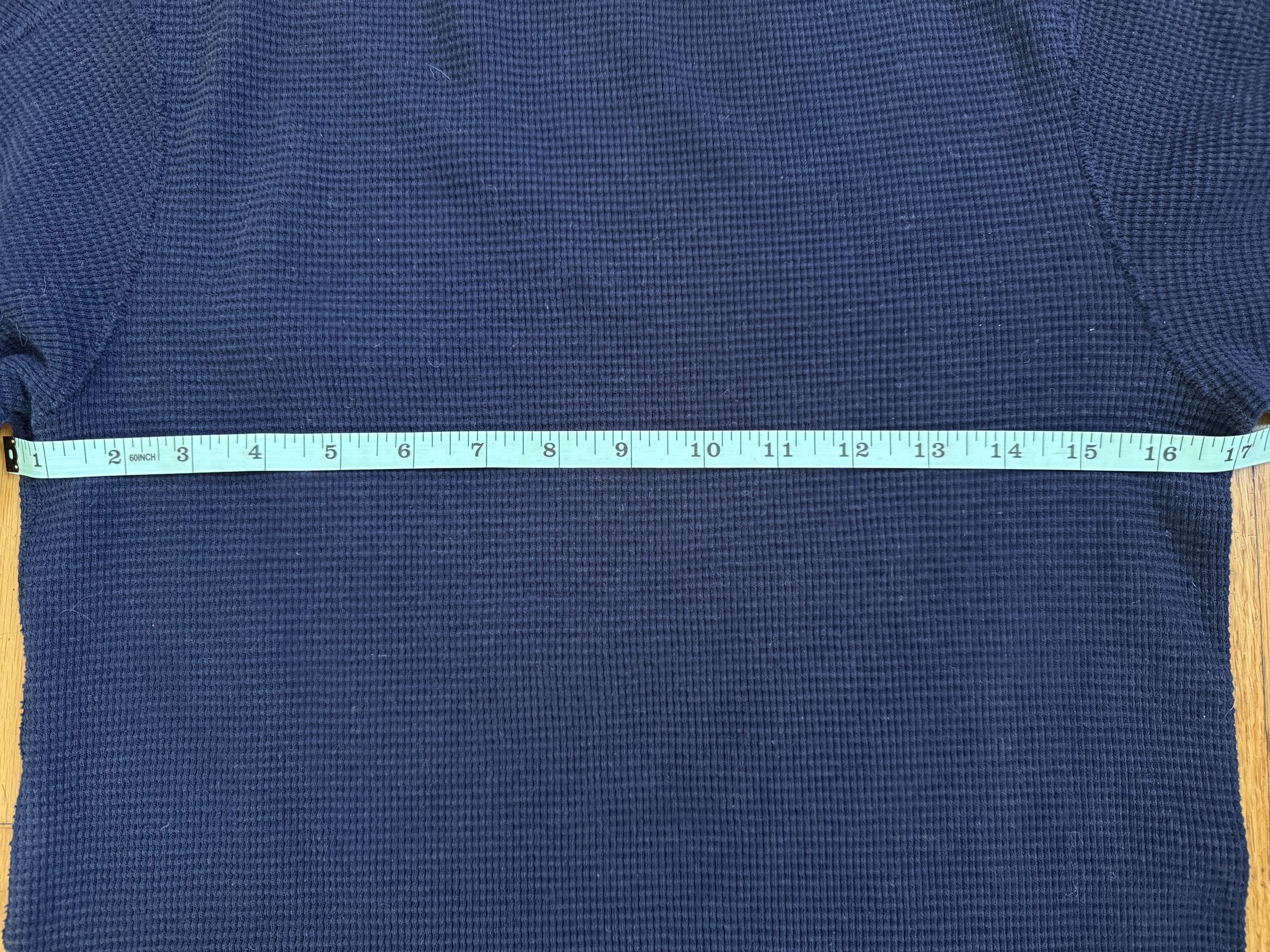 Richardson Richardson Waffle Knit Thermal Long Sleeve – Navy- Size S Size US S / EU 44-46 / 1 - 7 Thumbnail