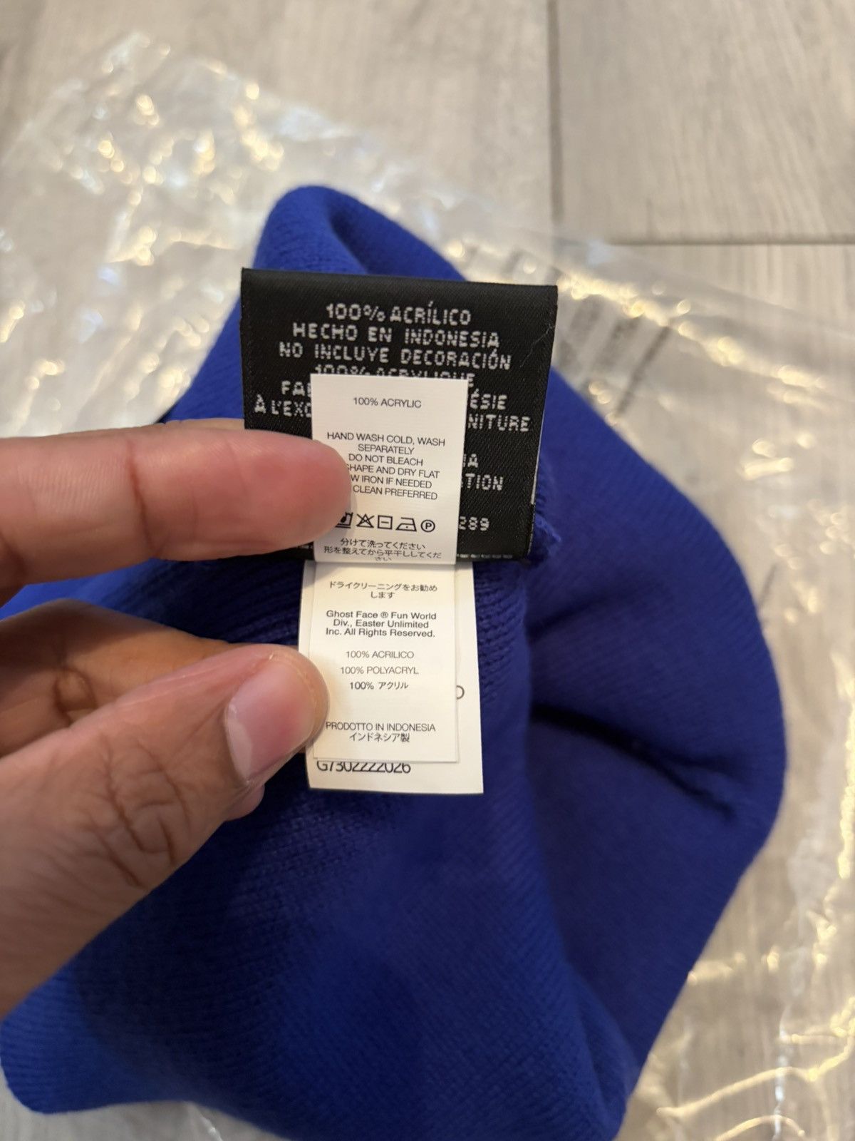Supreme Supreme SS26 Ghostface Beanie Blue Size ONE SIZE - 8 Thumbnail