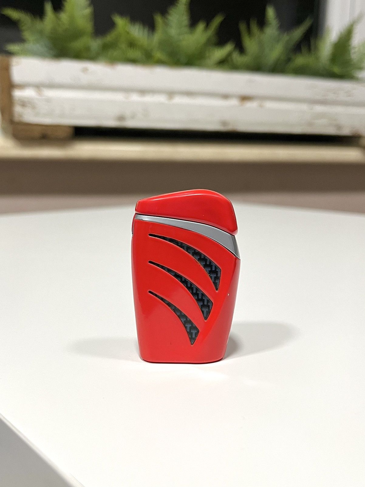 Vintage ★0% TAX★ Y2K MARLBORO RED CARBON METAL TURBO LIGHTER 2000S Size ONE SIZE - 5 Thumbnail