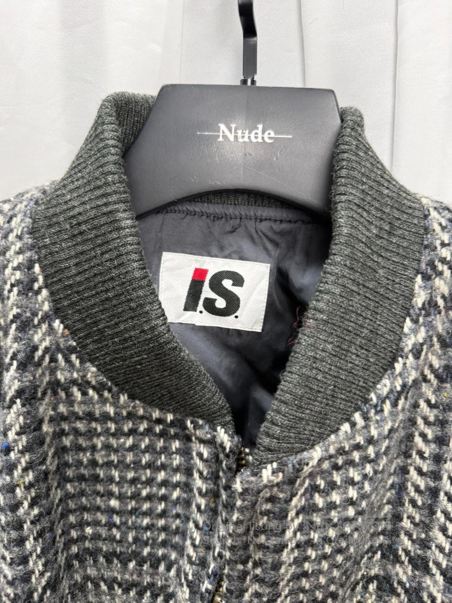Issey Miyake Issey Sports Plaid Leather Patch Jacket. Size US XXL / EU 58 / 5 - 4 Thumbnail