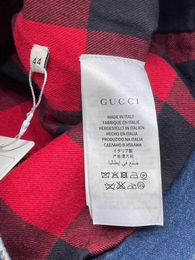 Gucci Gucci Tiger embroidered thickened denim jacket 2504-Nextarr Size US S / EU 44-46 / 1 - 8 Thumbnail
