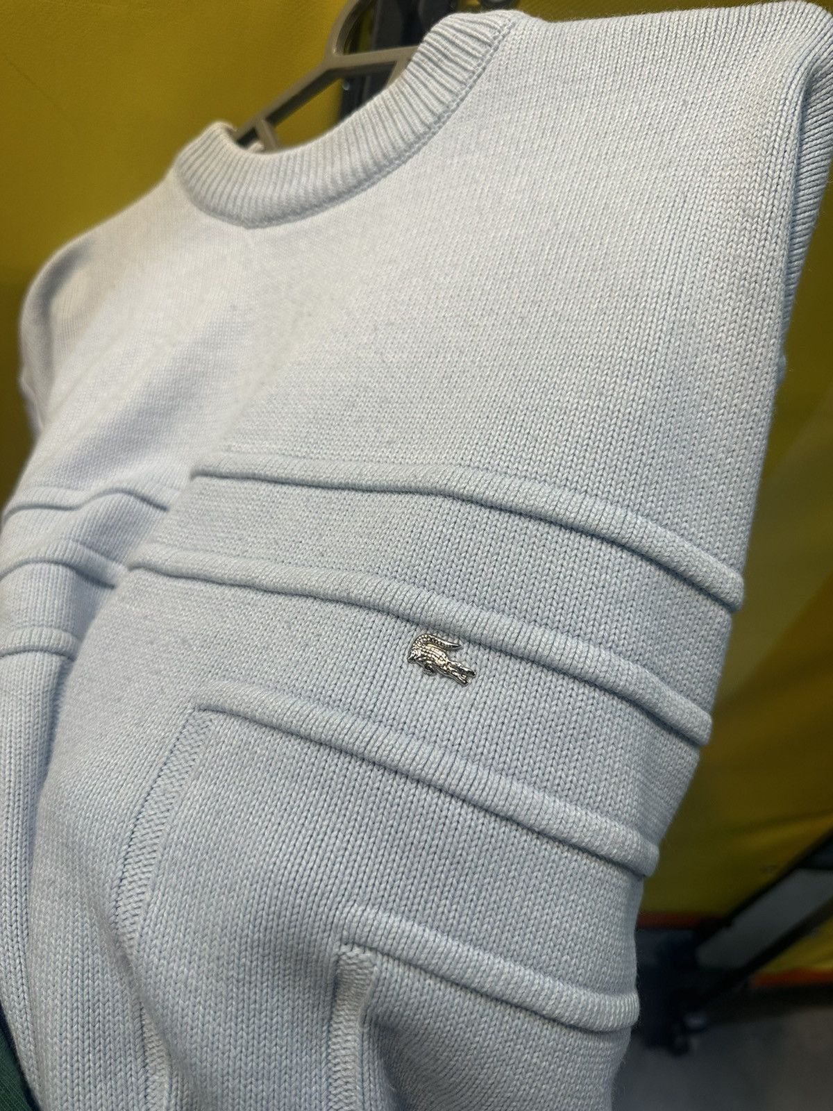 Other × Vintage Vintage Lacoste sweater blue size L logo knitted Size US L / EU 52-54 / 3 - 2 Thumbnail