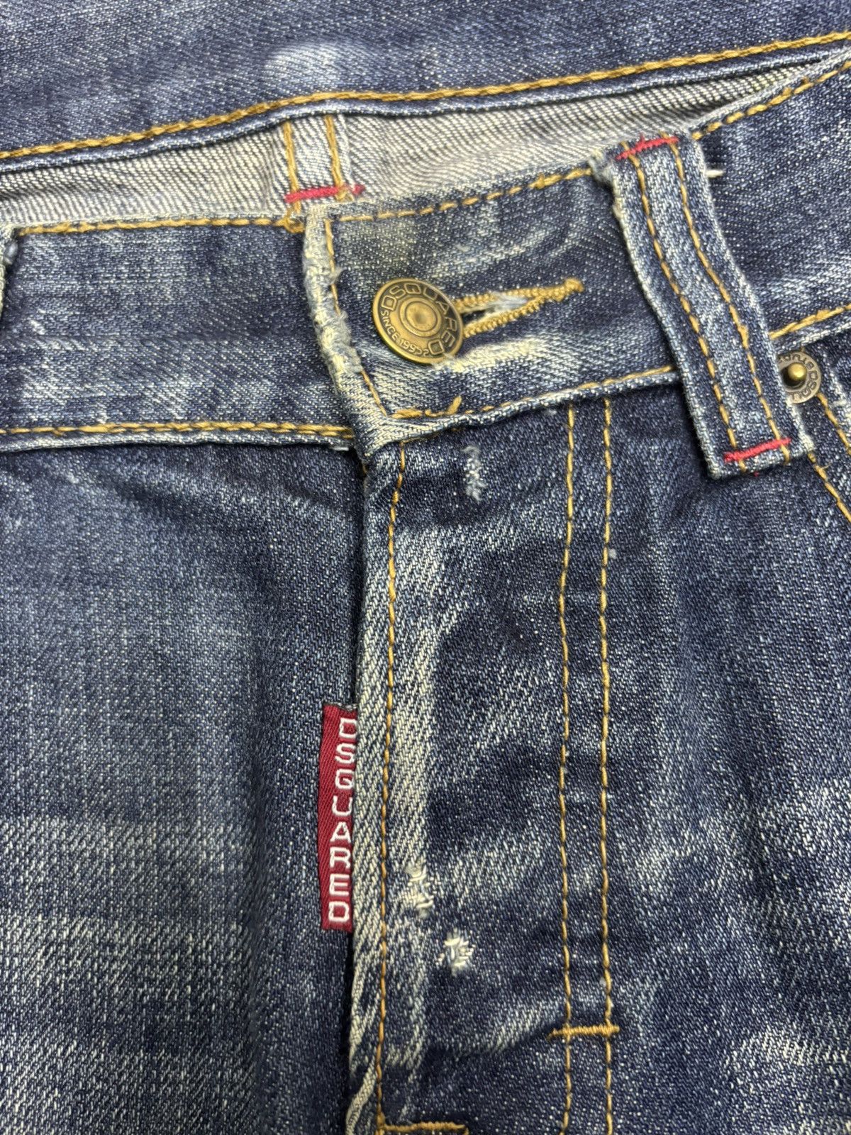Dsquared2 🔥DSQUARED2 TRIBAL CROWN DISTRESSED DENIM JEANS Size US 30 / EU 46 - 10 Thumbnail