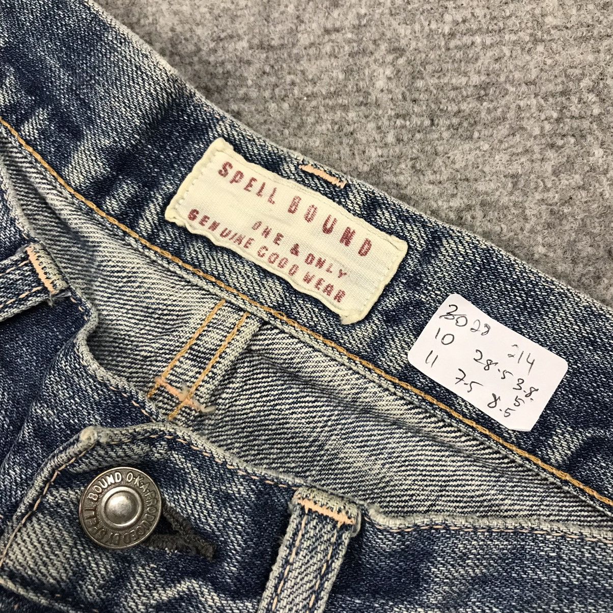 Japanese Brand × Spellbound SPELLBOUND LIGHT DENIM BOOTCUT JEANS PANTS Size US 28 / EU 44 - 15 Thumbnail