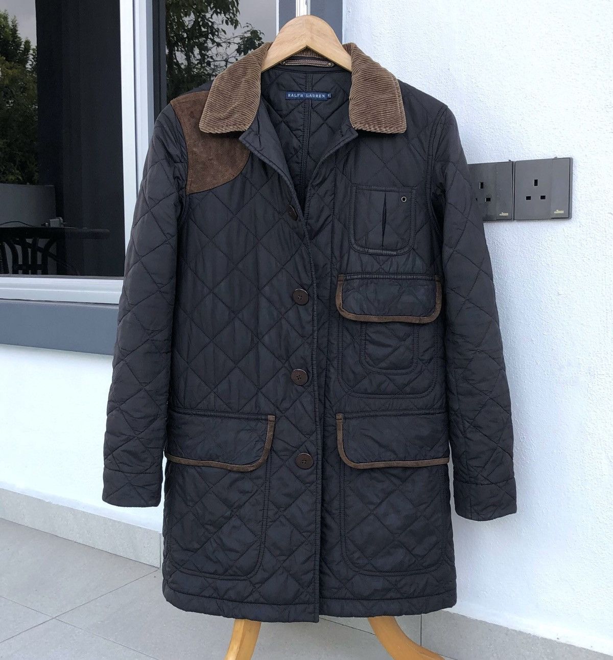 Polo Ralph Lauren Ralph Lauren Quilted Collar Corduroy Long Jacket Size M / US 6-8 / IT 42-44 - 1 Thumbnail
