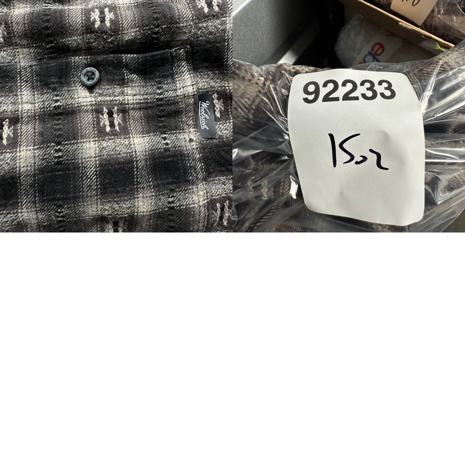 Vintage Woolrich Ombre Check Southwestern Long Sleeve Shirt Mens XL Black Flannel Size US XL / EU 56 / 4 - 8 Thumbnail