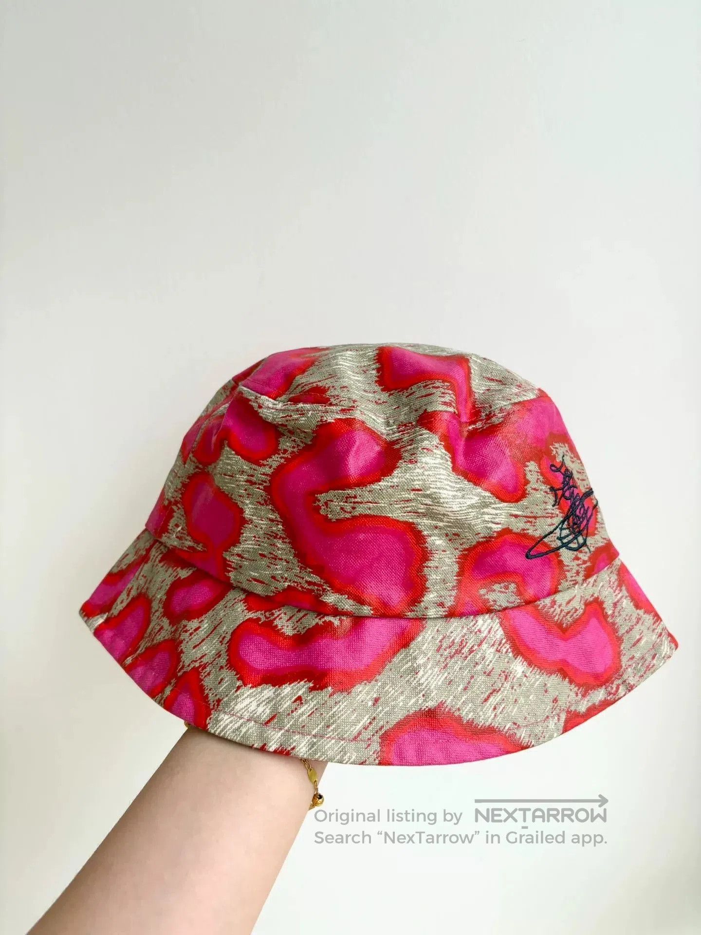 Vivienne Westwood vivienne westwood pink leopard print bucket hat. Size ONE SIZE - 2 Thumbnail