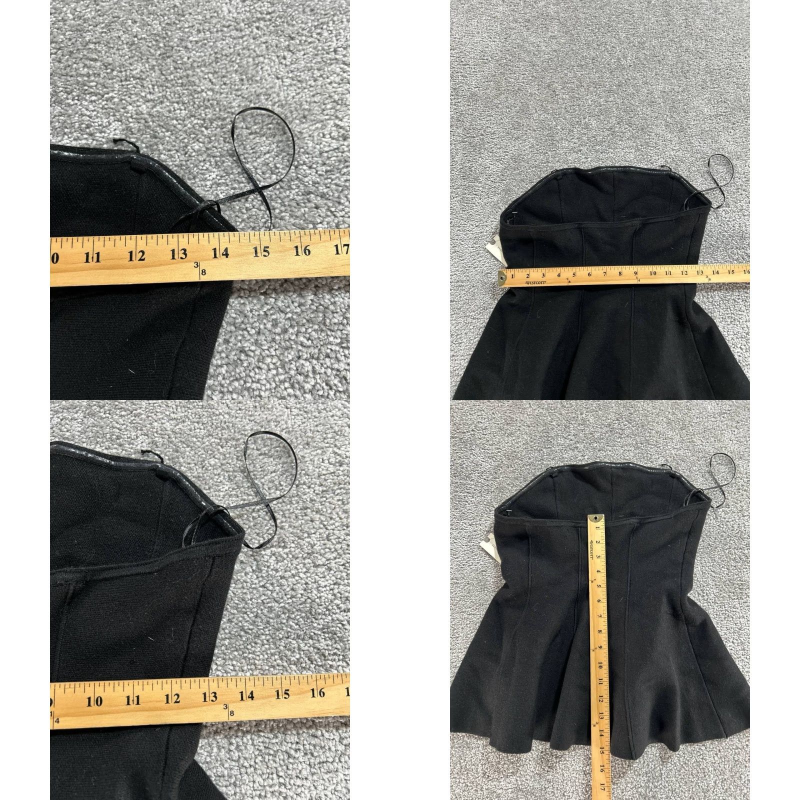 Anthropologie VINTAGE Anthropologie Dress Womens Small Black Bodycon Mini New * Size S / US 4 / IT 40 - 8 Thumbnail