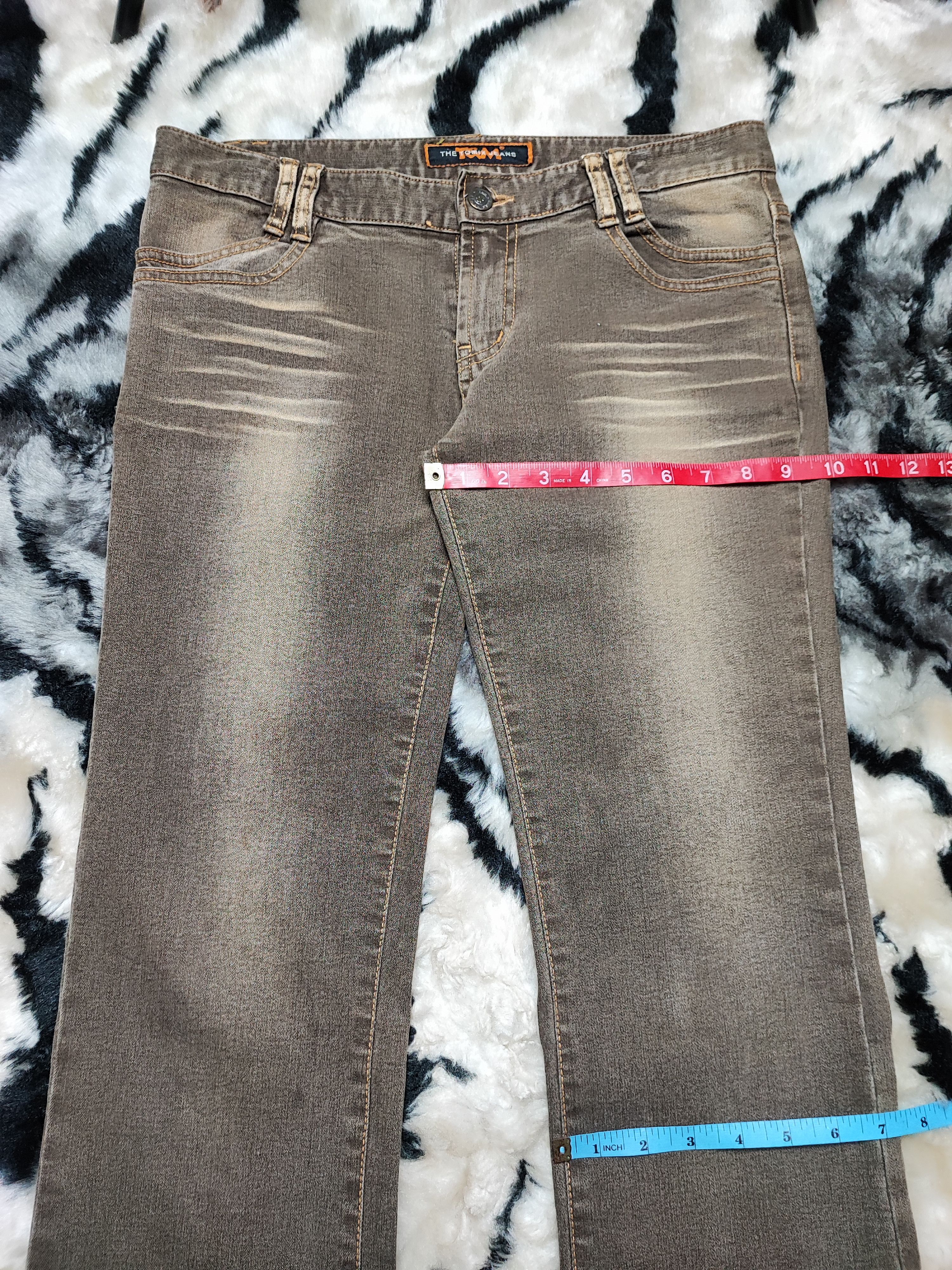 Japanese Brand Rusty Flare Jeans Low Rise Size US 31 - 4 Thumbnail