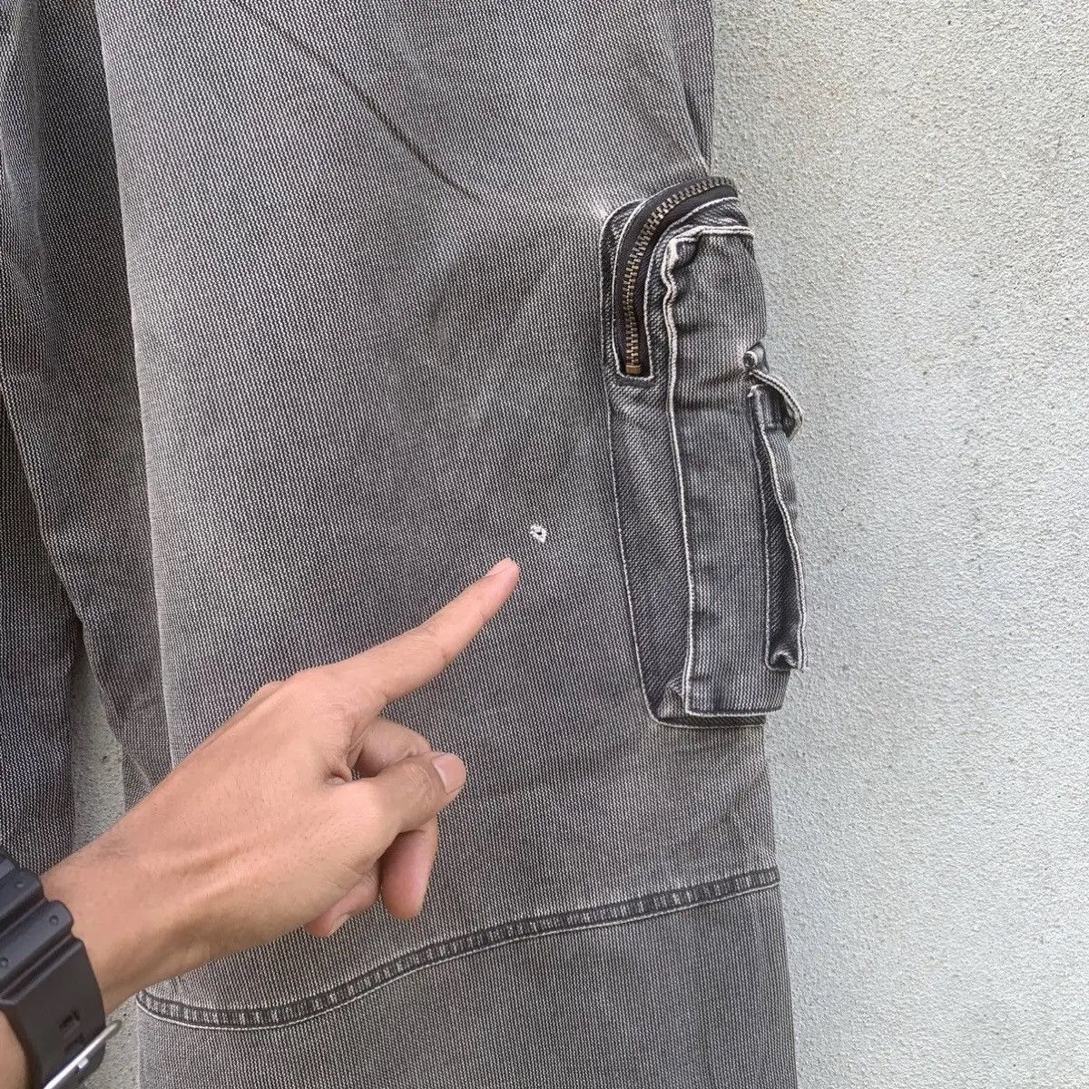 BEANPOLE BEAN POLE🔥DOUBLE KNEE CARGO VINTAGE BAGGY FADED MULTI PANTS Size US 32 / EU 48 - 12 Thumbnail