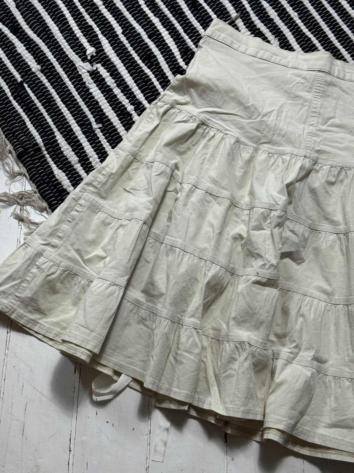 Other VINTAGE BONDAGE STYLE 2000s MIDI SKIRT Size 30" / US 8 / IT 44 - 6 Thumbnail