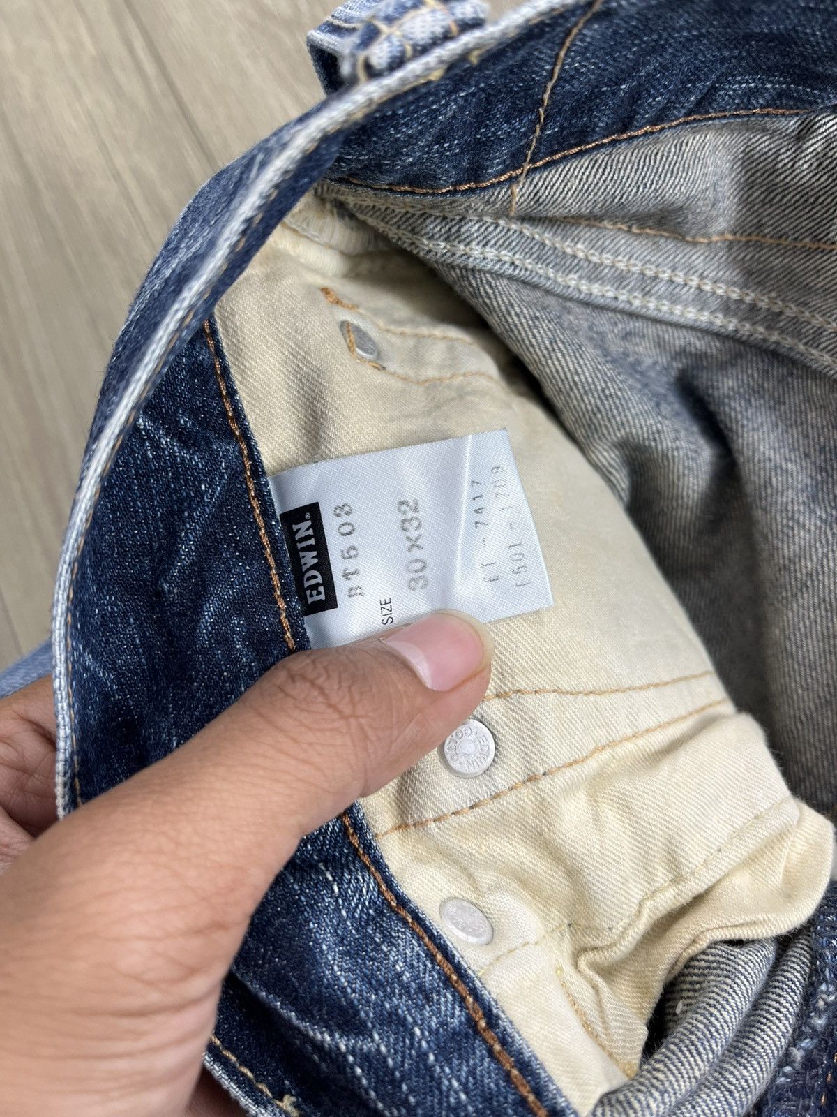 Hysteric Glamour Vintage Edwin 503 Distressed Faded Flared Jeans Lgb Style Size US 32 / EU 48 - 7 Thumbnail