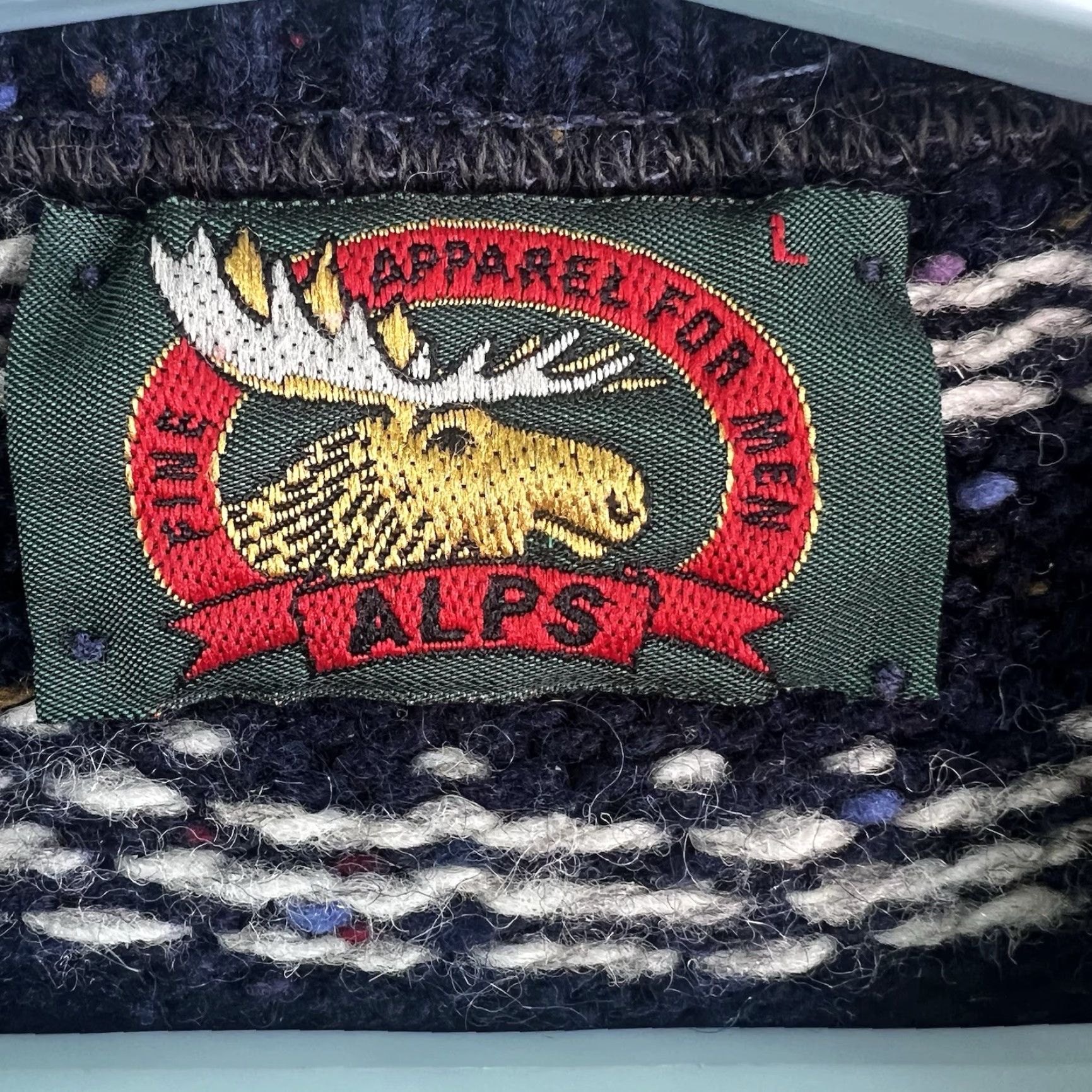 Vintage VINTAGE Alps Wool Blend Sweater Men Size L Blue Fair Isle Knit Pullover All Seasons Winter Winterwear Men Size US L / EU 52-54 / 3 - 5 Thumbnail