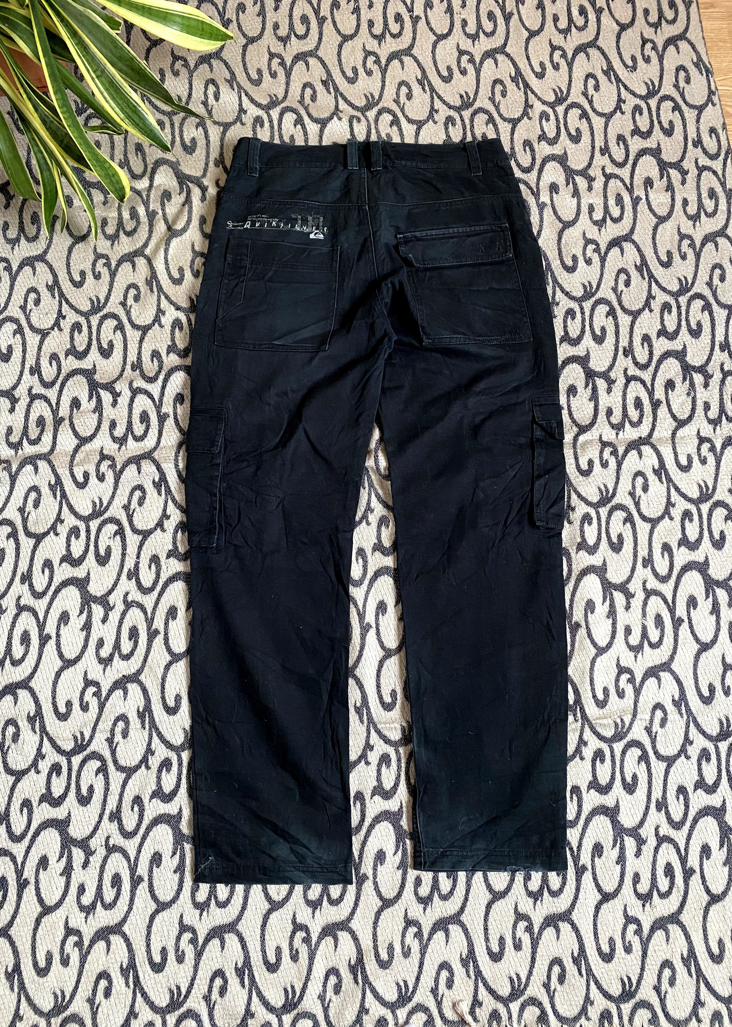 Billabong × Quiksilver Vintage Quiksilver Cargo Pants Streetwear Size US 31 - 8 Thumbnail