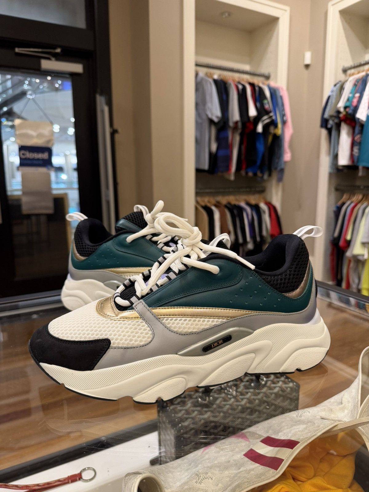 Dior Dior B22 - White Gold Green Size US 11 / EU 44 - 1 Thumbnail